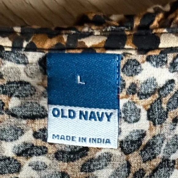 ❤️ Old Navy Leopard Dress Size Large - Picture 3 of 4